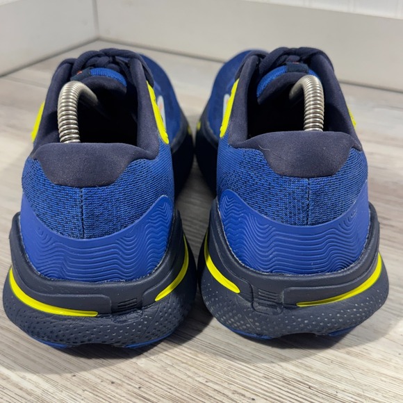 Brooks Blue and Yellow Athletic Shoes - Picture 7 of 13